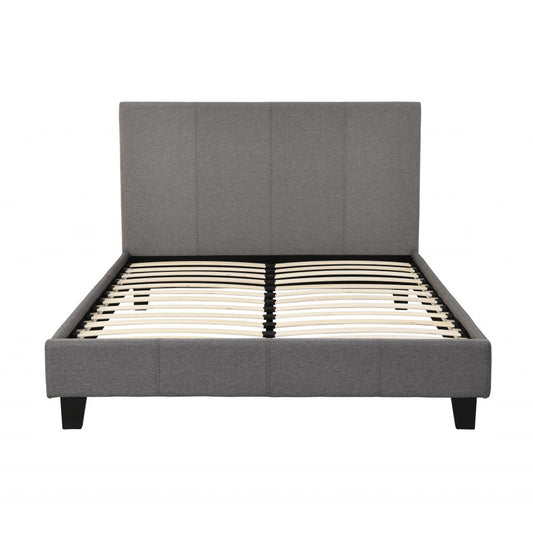 Milan Grey Fabric Bed Frame