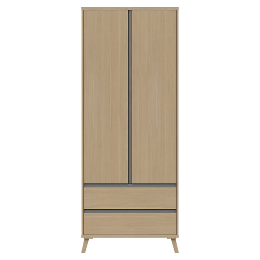 Teddington Double 2 Drawer Wardrobe