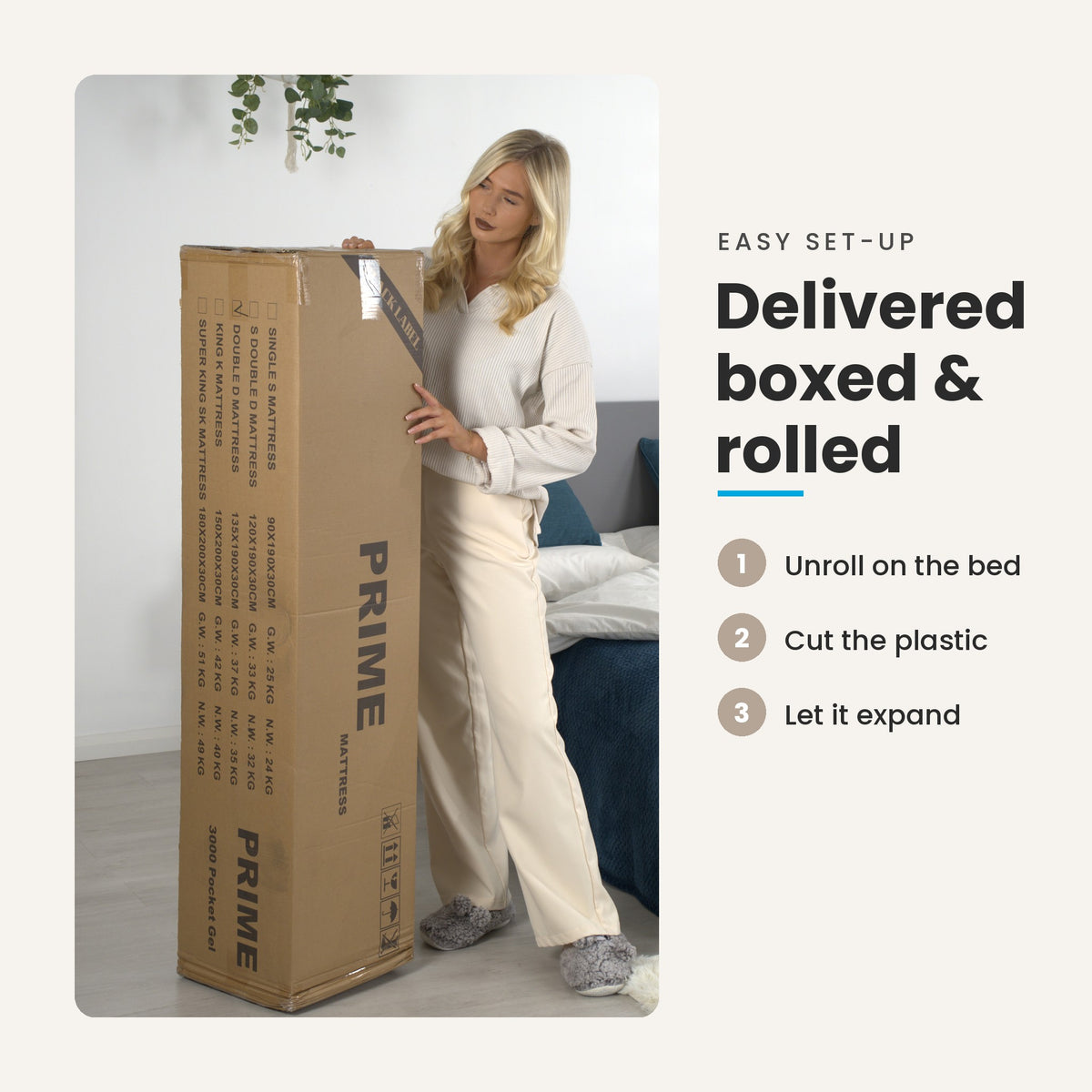 Prime 3000 Pocket Gel Mattress