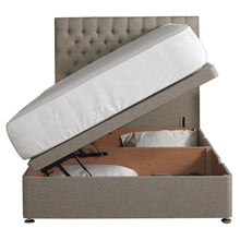 Load image into Gallery viewer, Hampton Ottoman Deluxe Storage Bed (Side Opening)
