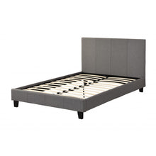 Load image into Gallery viewer, Milan Grey Fabric Bed Frame
