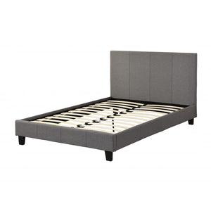 Milan Grey Fabric Bed Frame