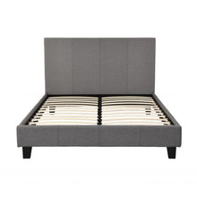 Load image into Gallery viewer, Milan Grey Fabric Bed Frame
