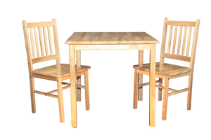 York Dining Set (2 Chairs)
